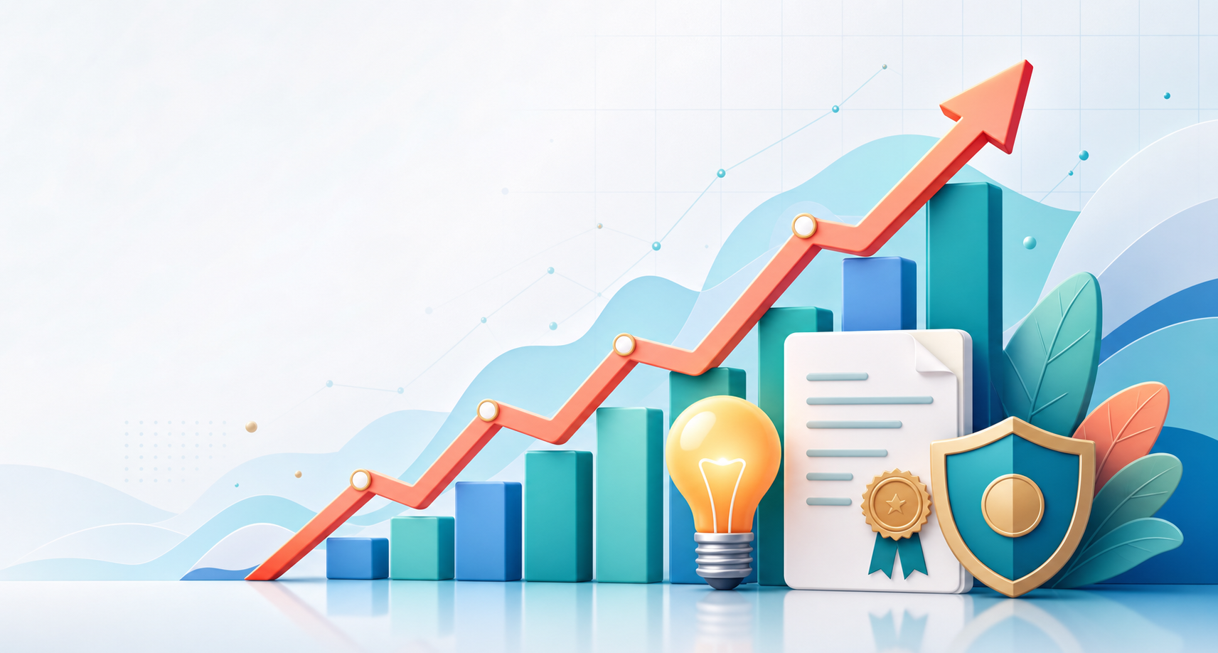Intellectual property value growth chart
